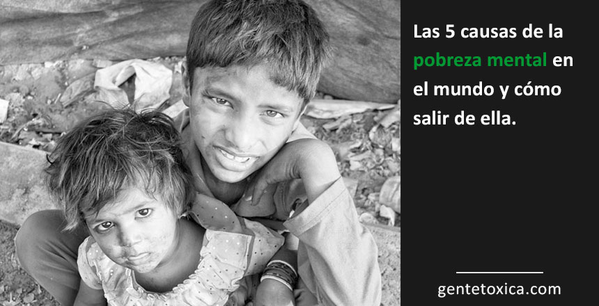 causas de la pobreza en el mundo